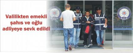 Baba o�ul adliyeye sevk edildi
