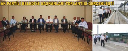 AK PART�L� BELED�YE BA�KANLARI TOPLANTISI GER�EKLE�T�