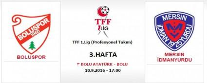 Boluspor-Mersin ma�� 10 Eyl�l'de         