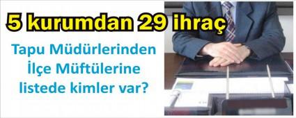 KURUMLARDAN �HRA� ED�LENLER�N L�STES�