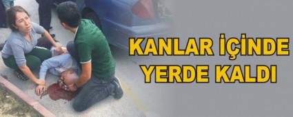OTOMOB�L KAR�IYA GE�EN YA�LI ADAMA �ARPTI