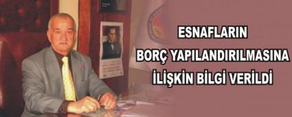 ESNAFLARIN BOR� YAPILANDIRILMASINA �L��K�N B�LG� VER�LD�