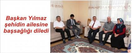 �ehit Erhan'�n ailesine taziye ziyareti