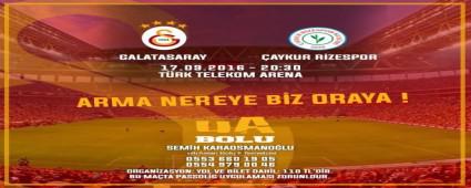 ultrAslan Bolu, Rize ma��na gidiyor