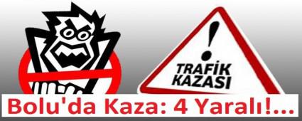 Otomobil Dire�e �arpt�: 4 Yaral�