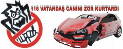 116 VATANDA� CANINI ZOR KURTARDI