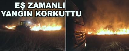 E� ZAMANLI YANGIN KORKUTTU