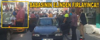 IRAKLI �OCUK BABASININ EL�NDEN FIRLAYINCA!!