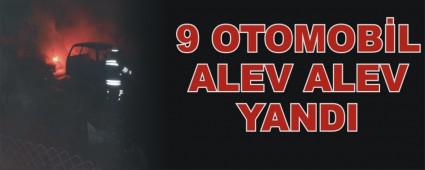 9 OTOMOB�L ALEV ALEV YANDI
