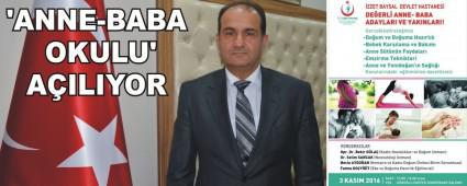 Devlet hastanesinde �Anne-Baba Okulu' a��l�yor