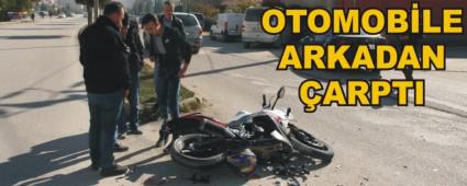 OTOMOB�LE ARKADAN �ARPTI