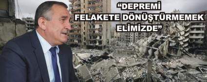 YILMAZ; �DEPREM� FELAKETE D�N��T�RMEMEK EL�M�ZDE�