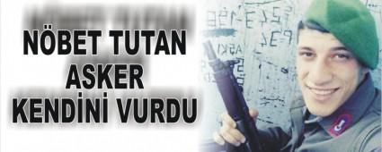 N�BET TUTAN ASKER KEND�N� VURDU