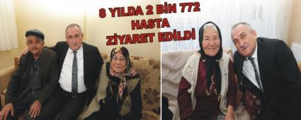 8 YILDA 2 B�N 772 HASTA Z�YARET ED�LD�