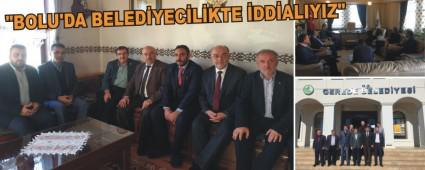 "BOLU'DA BELED�YEC�L�KTE �DD�ALIYIZ"
