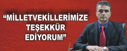 DO�ANAY; �M�LLETVEK�LLER�M�ZE TE�EKK�R ED�YORUM�