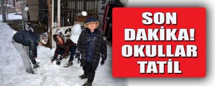 BOLU'DA OKULLAR TAT�L