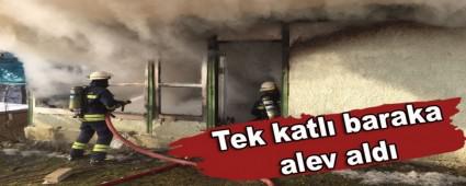 Tek katl� baraka alev ald�