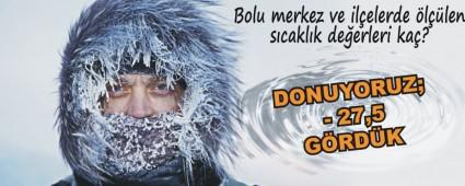Bolu merkez ve il�elerde �l��len s�cakl�k de�erleri ka�?