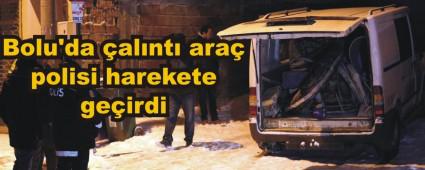 Bolu'da �al�nt� ara� polisi harekete ge�irdi