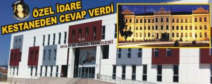 �ZEL �DARE KESTANEDEN CEVAP VERD�