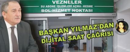 BA�KAN YILMAZ'DAN D�J�TAL SAAT �A�RISI