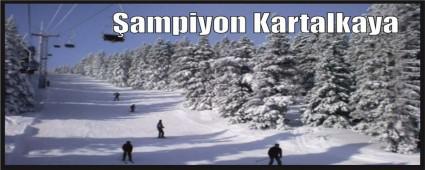 Kartalkaya'da kar kal�nl��� 158 cm