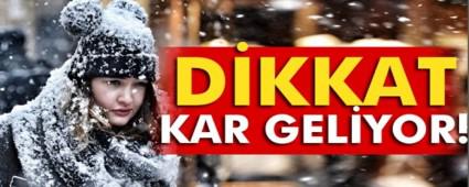 Bolu’ya �iddetli kar uyar�s� 