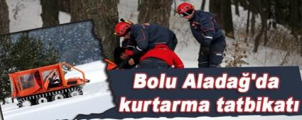 Bolu Alada�'da kurtarma tatbikat�