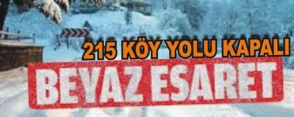 215 K�Y YOLU KAPALI