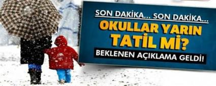 BOLU'DA OKULLAR TAT�L M�?