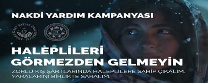 �niversiteliler Halep i�in yard�m topluyor