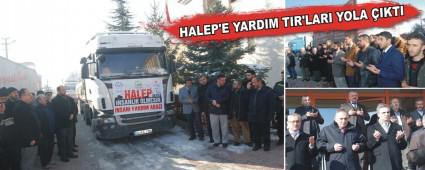 HALEP'E YARDIM TIR'LARI YOLA �IKTI