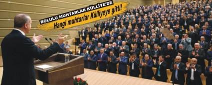BOLULU MUHTARLAR K�LL�YE'DE  