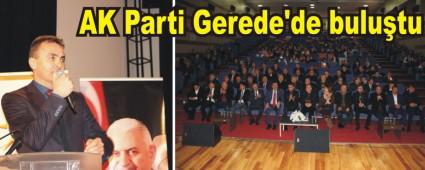 AK Parti Gerede'de bulu�tu