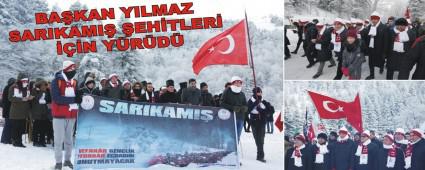BA�KAN YILMAZ SARIKAMI� �EH�TLER� ���N Y�R�D�