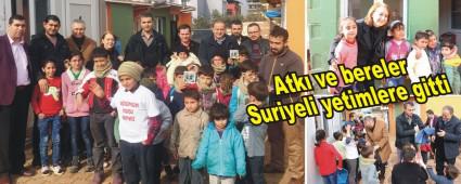 Atk� ve bereler Suriyeli yetimlere gitti