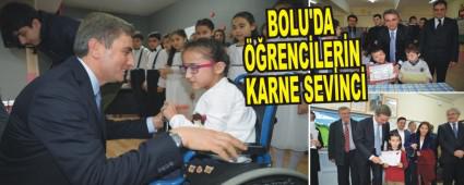 BOLU'DA ��RENC�LER�N KARNE SEV�NC�