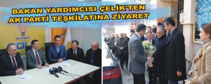 BAKAN YARDIMCISI �EL�K'TEN AK PART� TE�K�LATINA Z�YARET