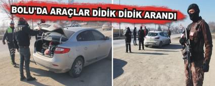  BOLU'DA ARA�LAR D�D�K D�D�K ARANDI