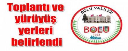 Bolu'da g�steri yerleri belirlendi