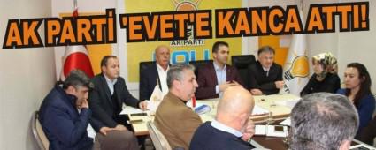AK PART� �EVET'E KANCA ATTI!