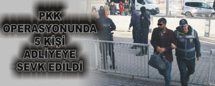 PKK OPERASYONUNDA 5 K��� ADL�YEYE SEVK ED�LD�