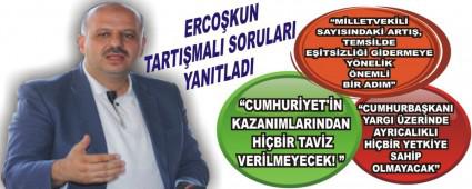 ERCO�KUN TARTI�MALI SORULARI YANITLADI 