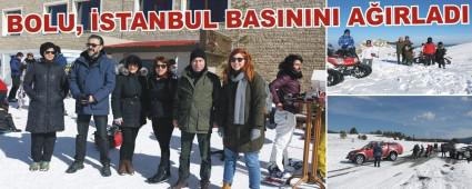 BOLU, �STANBUL BASININI A�IRLADI