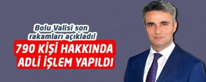 Bolu Valisi son rakamlar� a��klad�!
