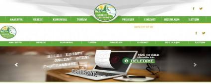 Gerede belediyesi web sitesi yeni y�z�yle yay�nda