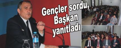Gen�ler sordu, Ba�kan yan�tlad�