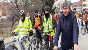 Bisikletseverler Seben'de bulu�tu
