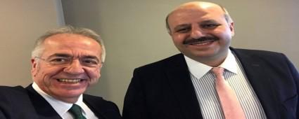 Erco�kun'dan eski dosta tebrik ziyareti